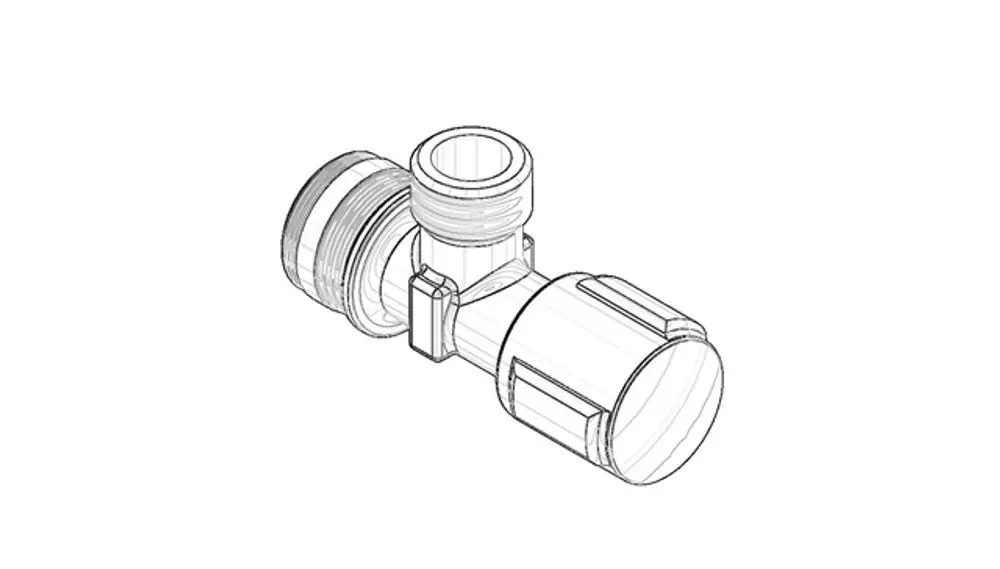 DORNBRACHT Anschluss für Eckventil ERSATZTEILE 04170200300 D. 54 x 50 mm Chrom, 04170200300-00 Galeriebild 1